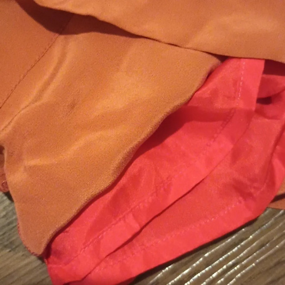 Whitney Eve Rust Orange Wide Leg High Waisted Trousers A6 - Picture 5 of 6